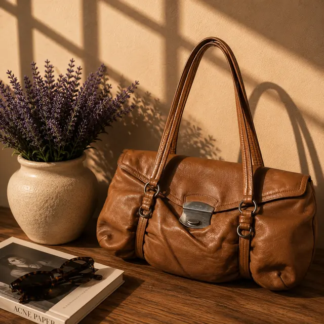 Prada Vitello Easy Flap Bag