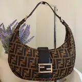 Fendi Zucca Croissant Bag