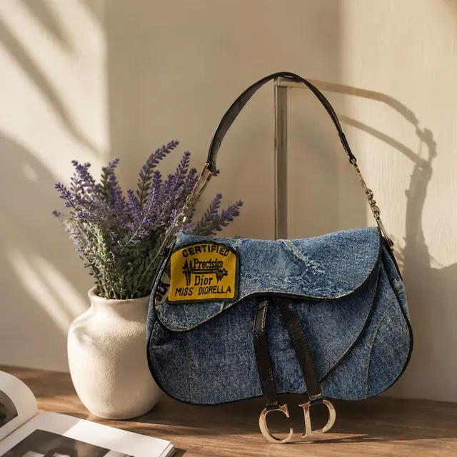 Christian Dior Miss Diorella Saddle Bag