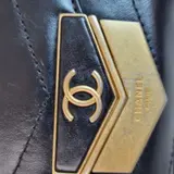 Chanel Chevron Medal Flap Bag